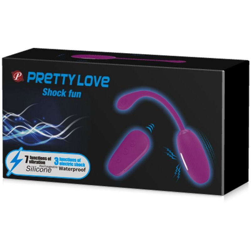 PRETTY LOVE - SHOCK FUN oeuf vibrant avec choc électrique