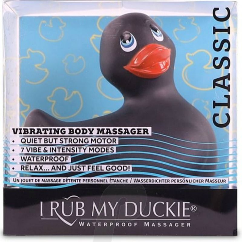 BIG TEASE TOYS - canard vibromasseur étanche classic noir