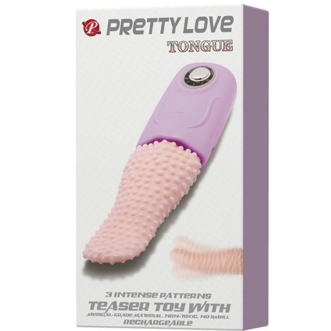 PRETTY LOVE – TONGUE vibromasseur avec rotation en forme de langue