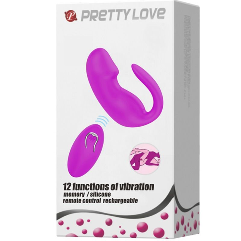 PRETTY LOVE – vibromasseur clitoris et point G télécommandé