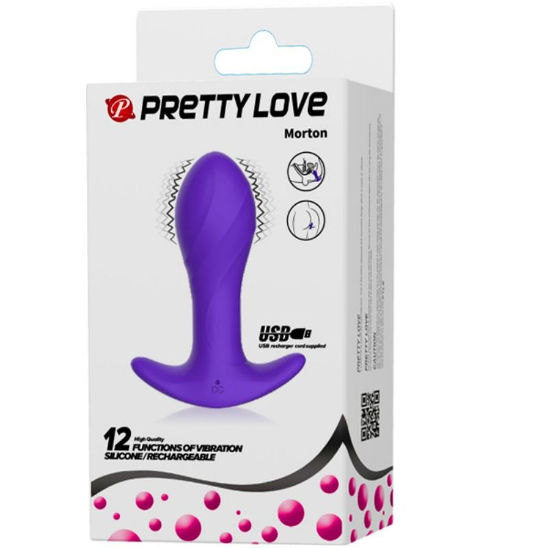 PRETTY LOVE - vibromasseur anal violet