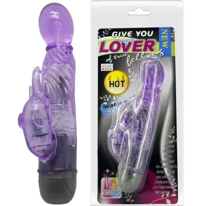 BAILE - GIVE YOU LOVER vibromasseur lapin violet 10 modes