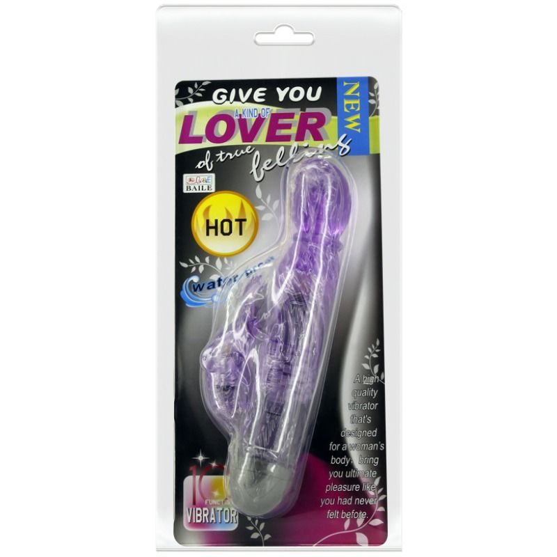 BAILE - GIVE YOU LOVER vibromasseur lapin violet 10 modes