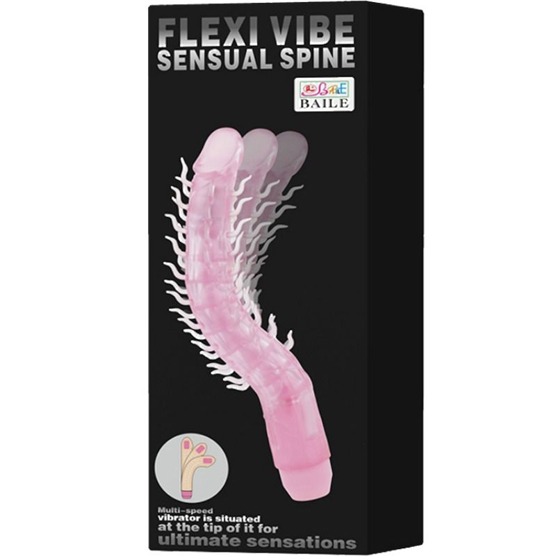 BAILE - FLEXI VIBE SENSUAL SPINE vibromasseur flexible violet 23.5 cm