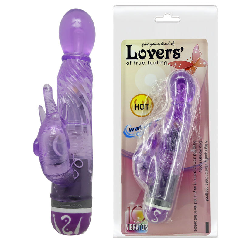 BAILE - VIBRATEUR  VITESSES MULTIPLES AVEC STIMULATEUR LILAS