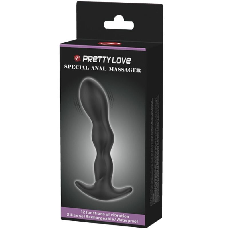 PRETTY LOVE - vibromasseur anal 12 modes de vibration