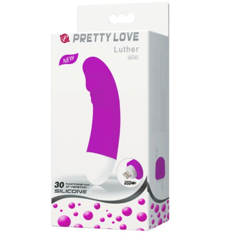 PRETTY LOVE - mini vibromasseur LUTHER 30 modes de vibration