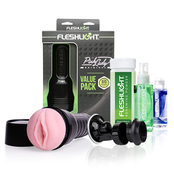 FLESHLIGHT – PINKLADY ensemble masturbateur en forme de vagin