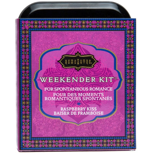 KAMASUTRA - WEEKENDER KIT EN ÉTAIN FRAMBOISE KISS FRAMBOISE