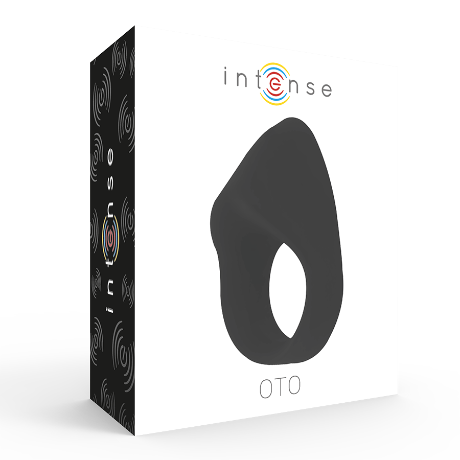 INTENSE - anneau pénien vibrant rechargeable noir OTO