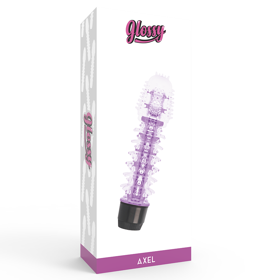 GLOSSY – AXEL vibromasseur violet