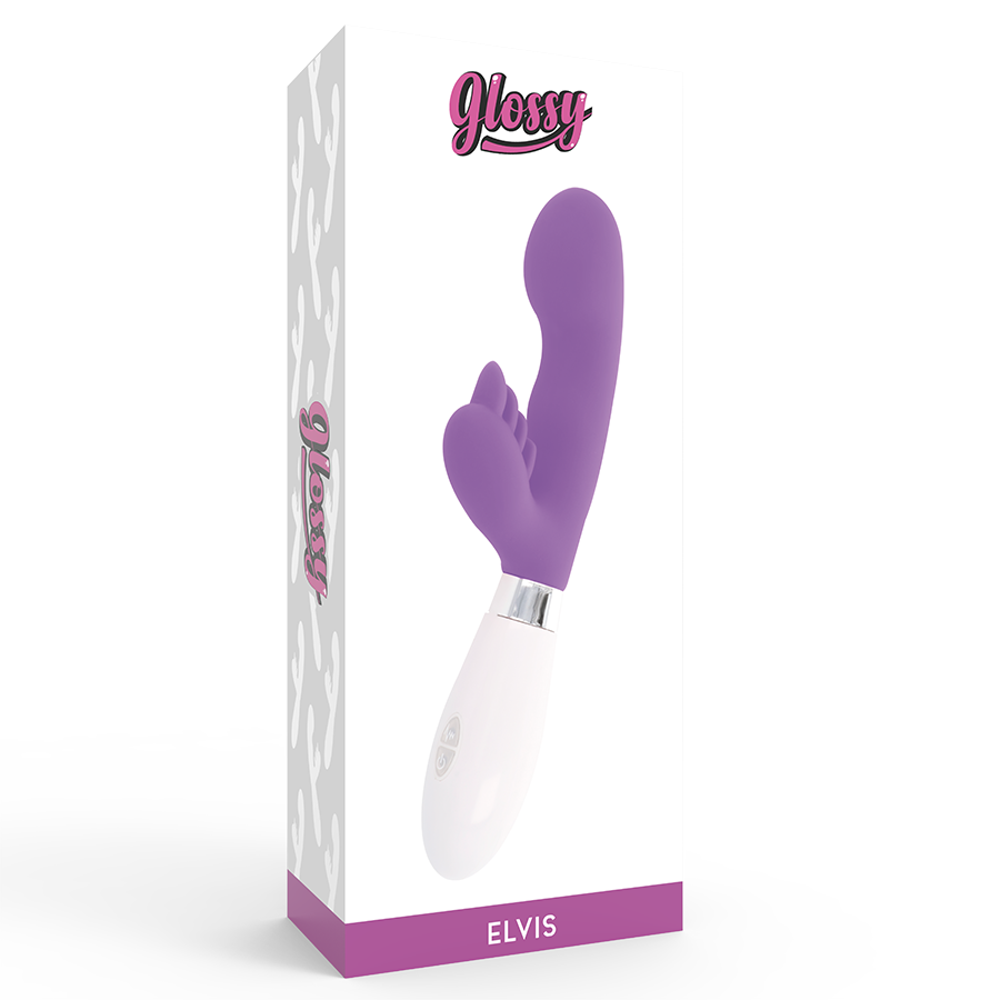 GLOSSY - vibromasseur lapin ELVIS violet