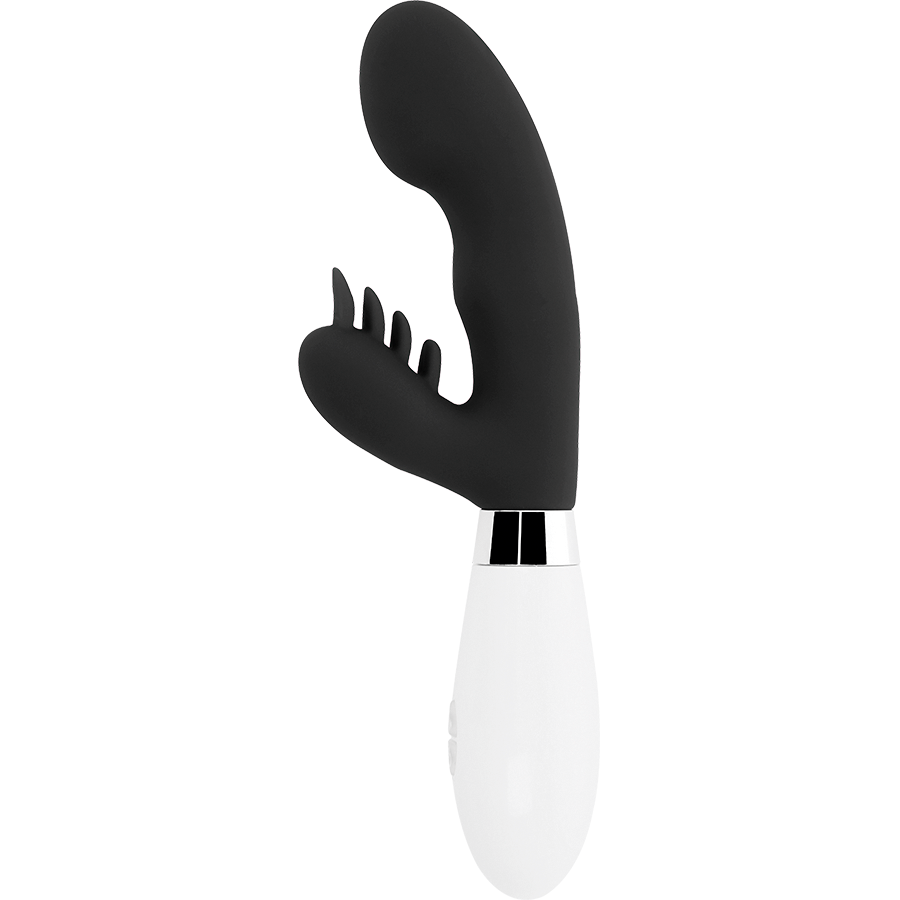 GLOSSY - vibromasseur lapin ELVIS noir