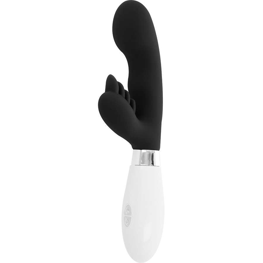 GLOSSY - vibromasseur lapin ELVIS noir