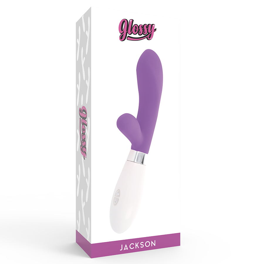 GLOSSY - JACKSON vibromasseur lapin violet