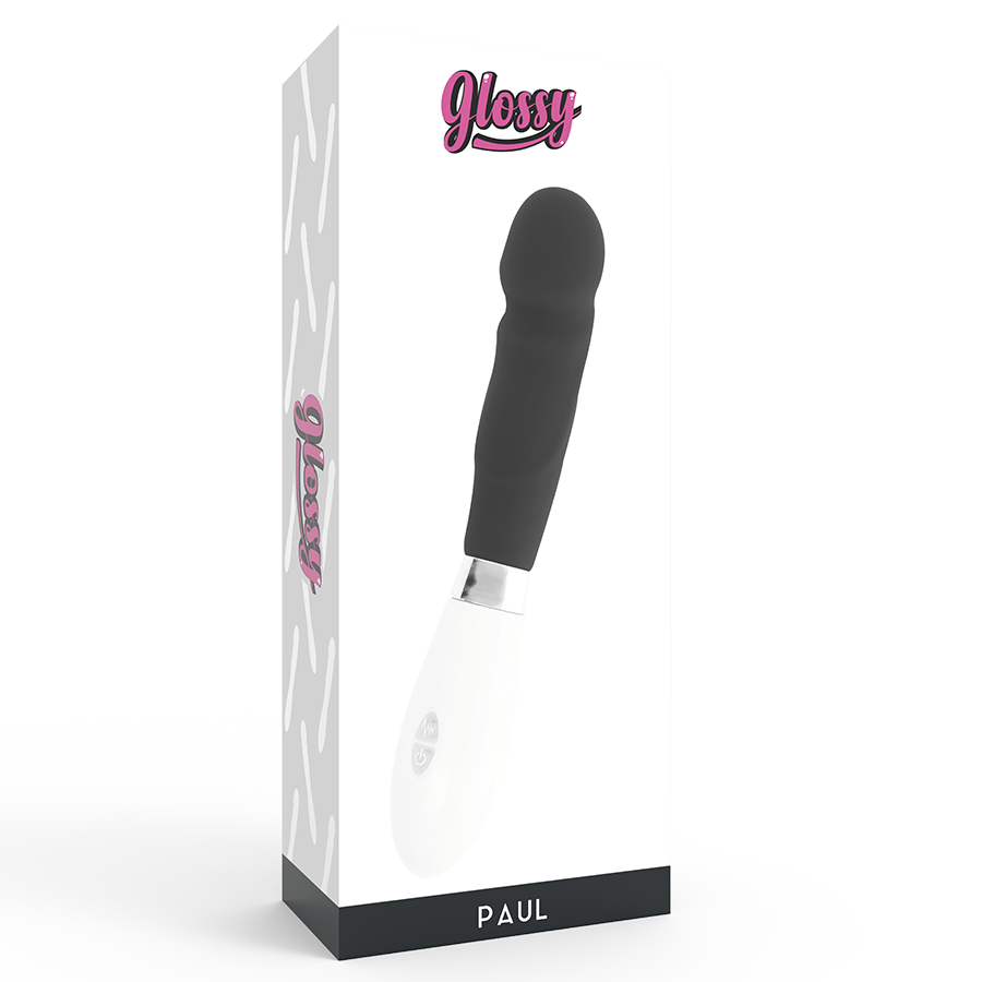 GLOSSY - vibromasseur PAUL noir