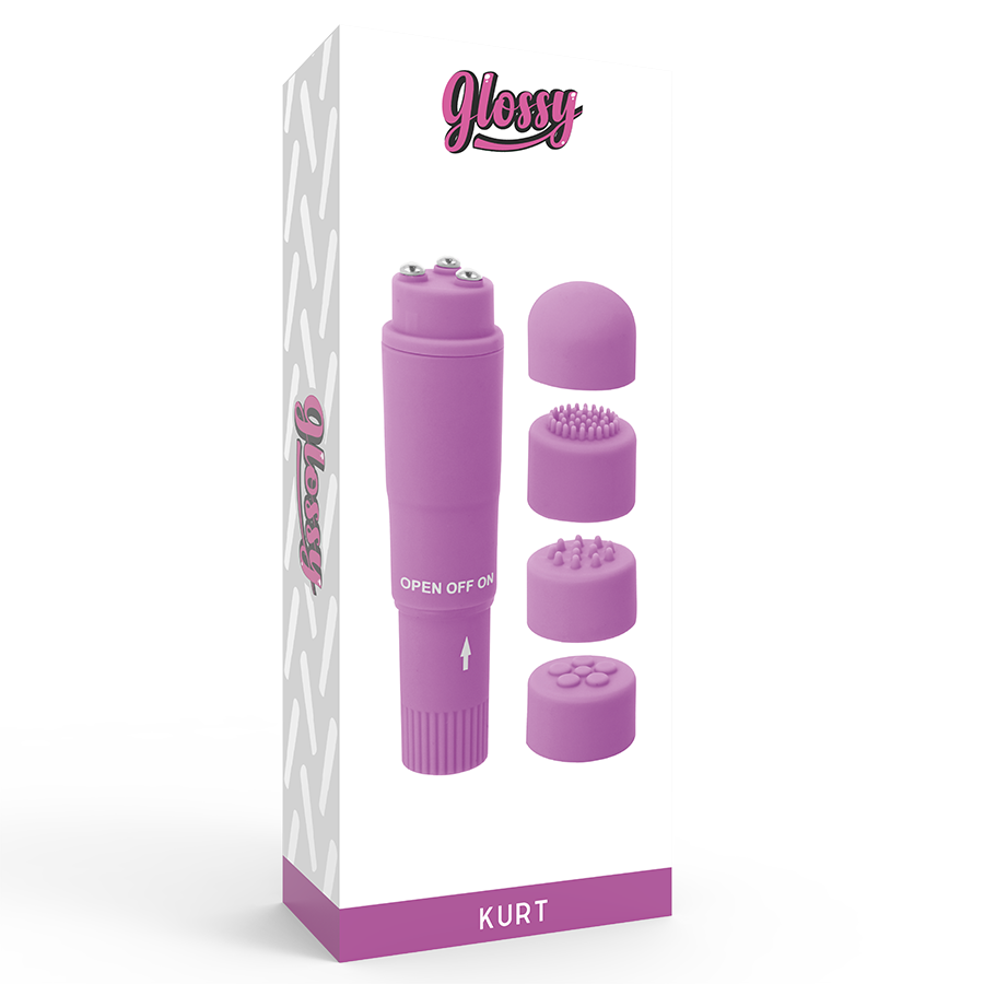 GLOSSY - MASSEUR DE POCHE KURT VIOLET