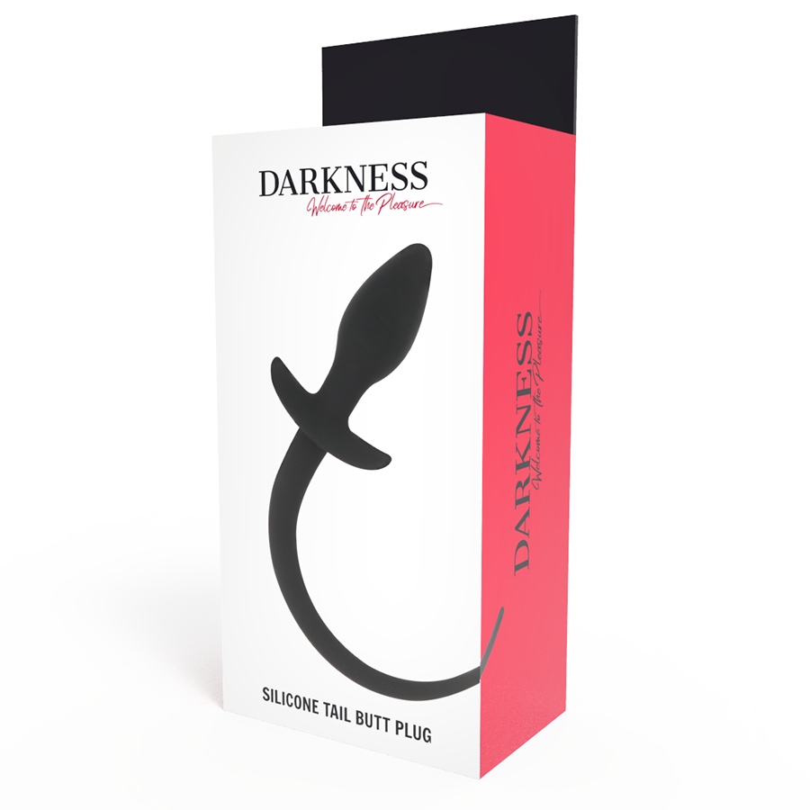 DARKNESS - plug anal 28 cm silicone noir