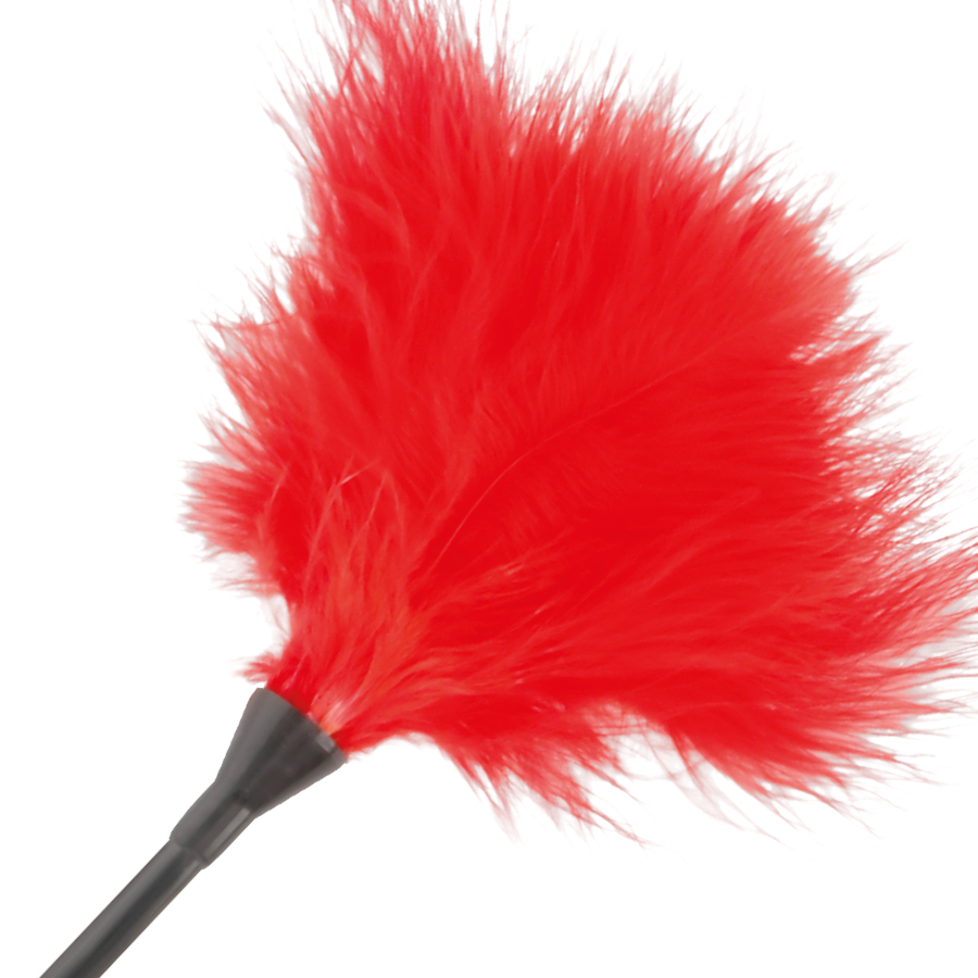 DARKNESS – plumes pour chatouilles rouge 42cm