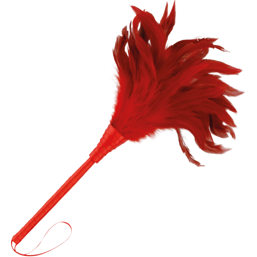 DARKNESS – plumes pour chatouilles rouge 24cm