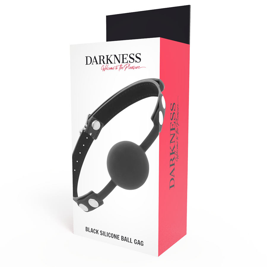 DARKNESS - bâillon en silicone noir