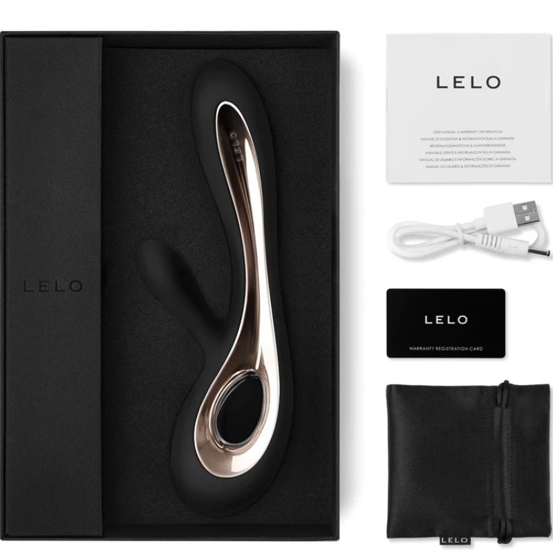 LELO - vibromasseur SORAYA 2 lapin noir