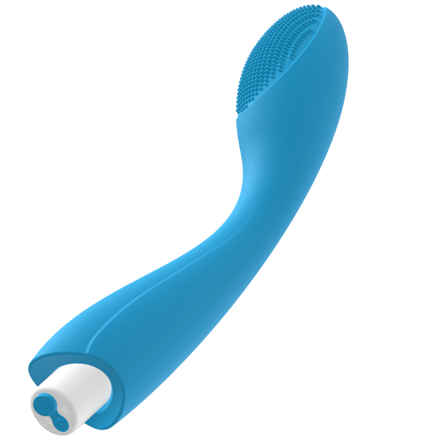 G-SPOT - vibromasseur gylbert turquoise bleu du point G