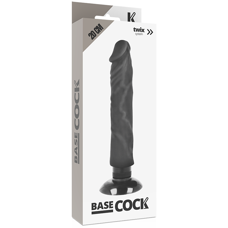 BASECOCK - vibromasseur réaliste 20cm -o- 4 cm