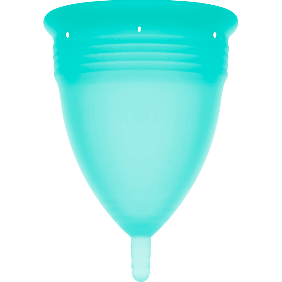 STERCUP - COUPE MENSTRUELLE EN SILICONE FDA TAILLE L TURQUOISE