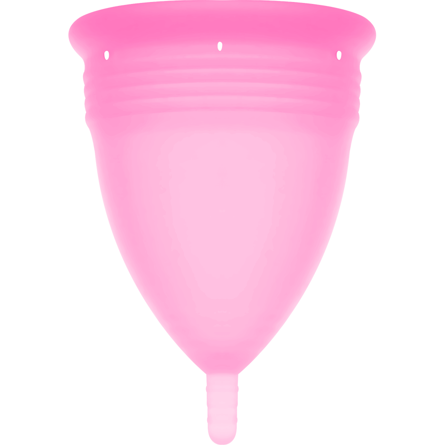 STERCUP - COUPE MENSTRUELLE EN SILICONE FDA TAILLE S ROSE