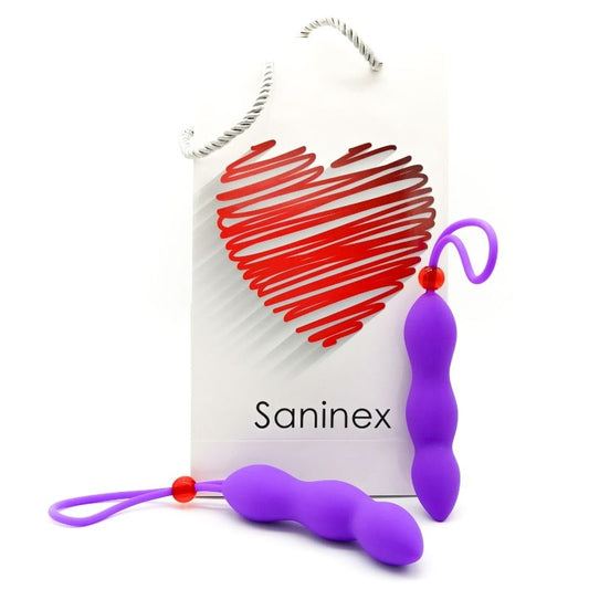 SANINEX SEXTOYS - plug anal CLIMAX avec anneau pénis violet