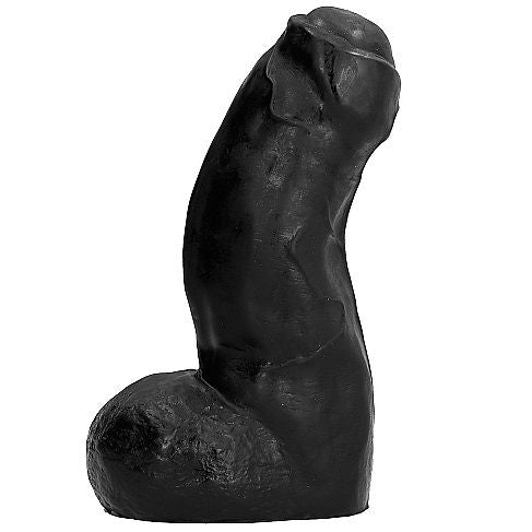 ALL BLACK - gode réaliste noir 17 cm