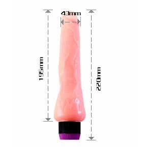 NMC TOYS - vibromasseur réaliste 19.5 cm