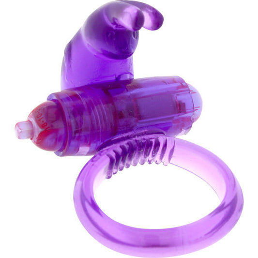 SEVEN CREATIONS - anneau pénien vibrant en silicone violet