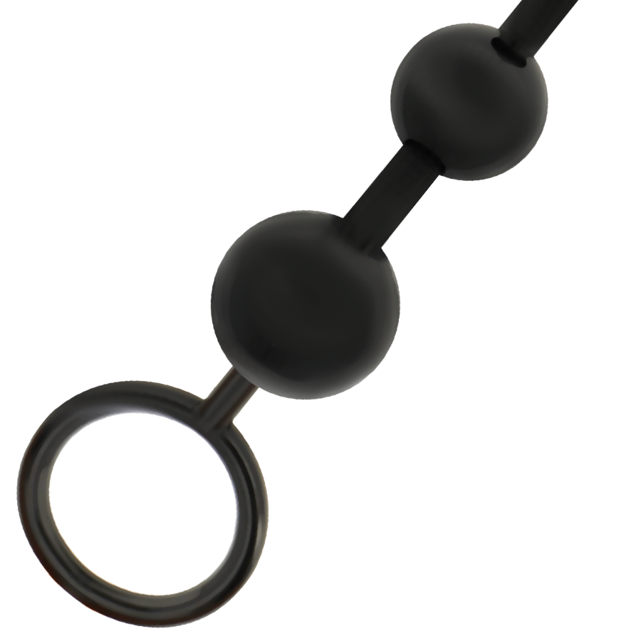 ADDICTED TOYS - sonde anal perlée 29 cm noir