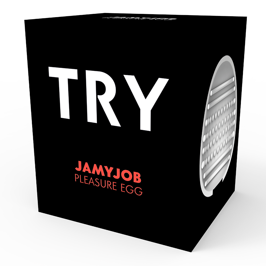 JAMYJOB - oeuf masturbateur noir EDITION DISCRETT