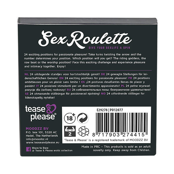 TEASE & PLEASE – SEX ROULETTE KAMASUTRA