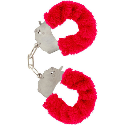 TOYJOY - menottes FURRY FUN bondage rouge