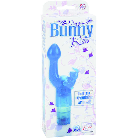 CALEXOTICS – SILICONE BUNNY KISS vibromasseur lapin bleu 2