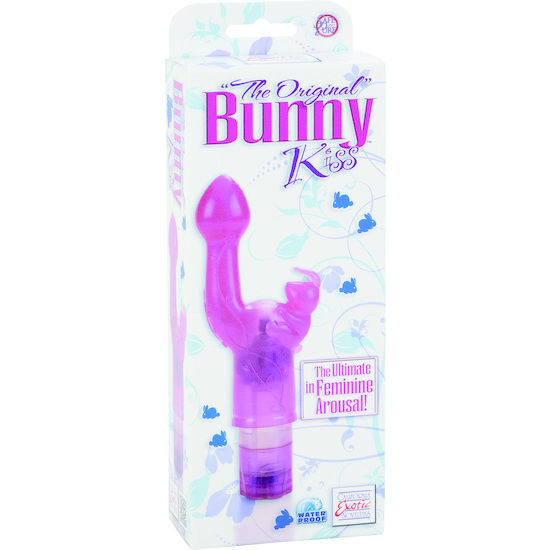 CALEXOTICS – SILICONE BUNNY KISS vibromasseur lapin rose