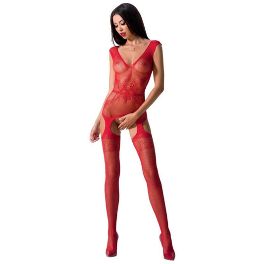 PASSION - bs062 bodystocking (collant de corps) rouge TU