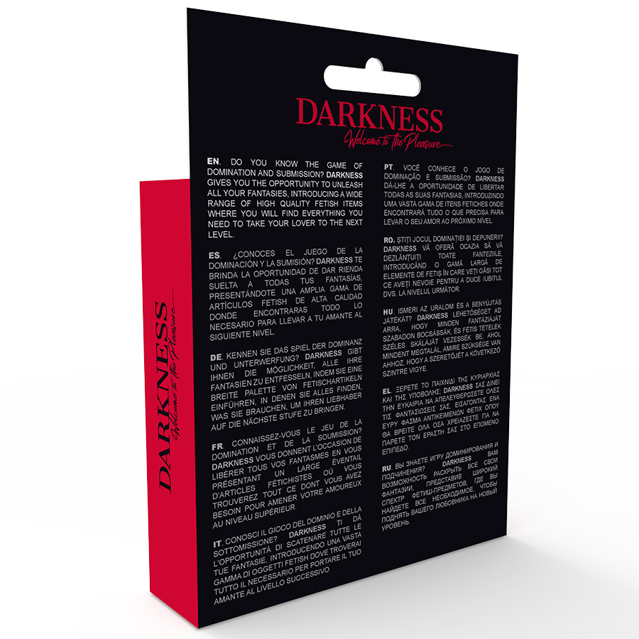 DARKNESS - string ouvert unisexe TU