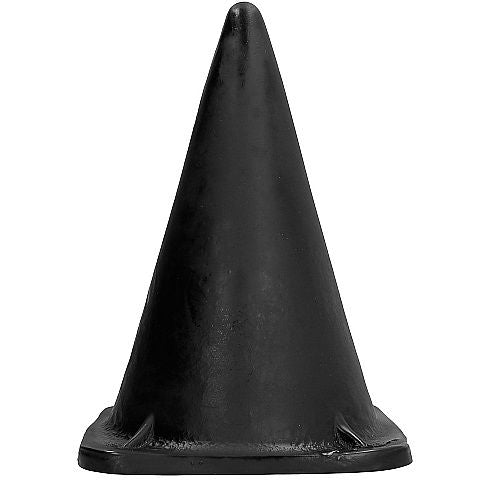 ALL BLACK – plug anal triangulaire 30 cm