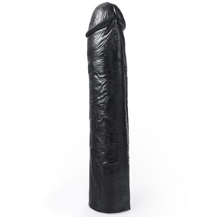 HUNG SYSTEM - gode réaliste couleur noir BENNY 25,5 cm