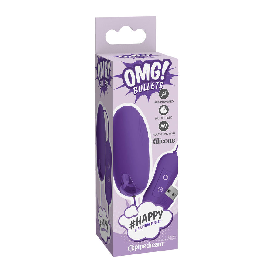 OMG - HAPPY POWERFUL mini vibromasseur violet