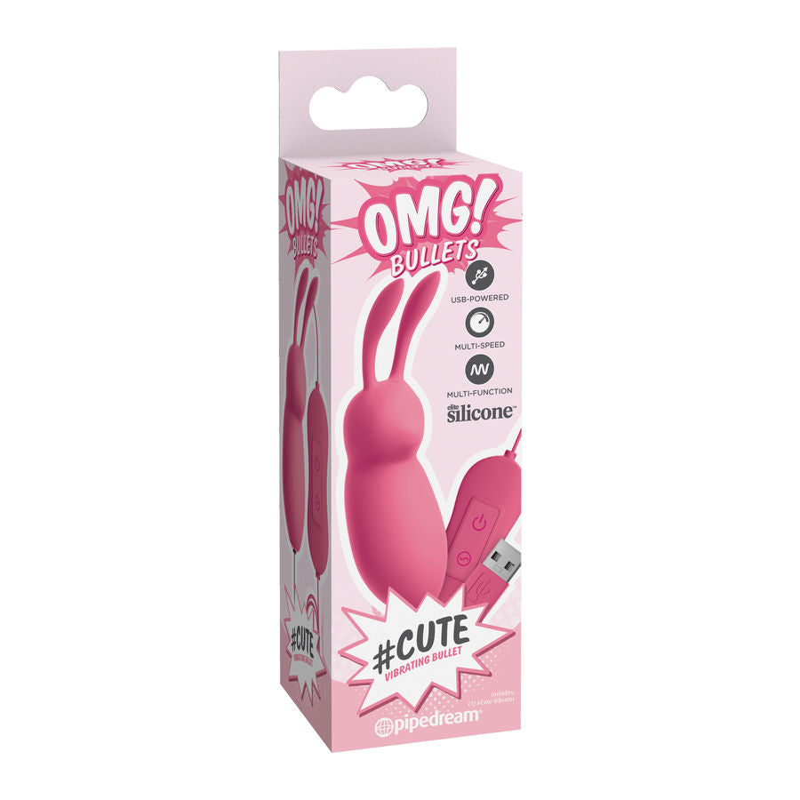 OMG - CUTE puissant vibromasseur lapin rose usb