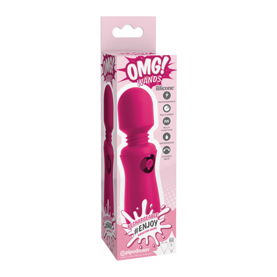 OMG - ENJOY vibromasseur type WAND rose