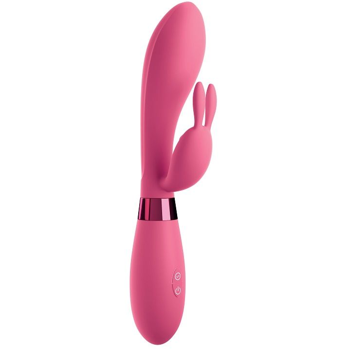 OMG – SELFIE vibromasseur en silicone lapin rose