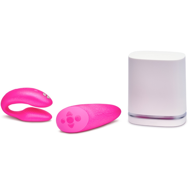 WE-VIBE - VIBRATEUR CHORUS POUR COUPLES AVEC COMMANDE DE SQUEEZE ROSE