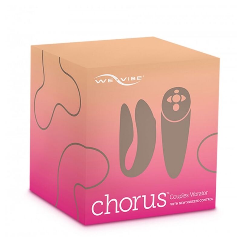 WE-VIBE - VIBRATEUR CHORUS POUR COUPLES AVEC COMMANDE DE SQUEEZE ROSE